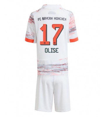 Bayern Munich Michael Olise #17 Udebanetrøje Børn 2025-26 Kortærmet (+ Korte bukser)